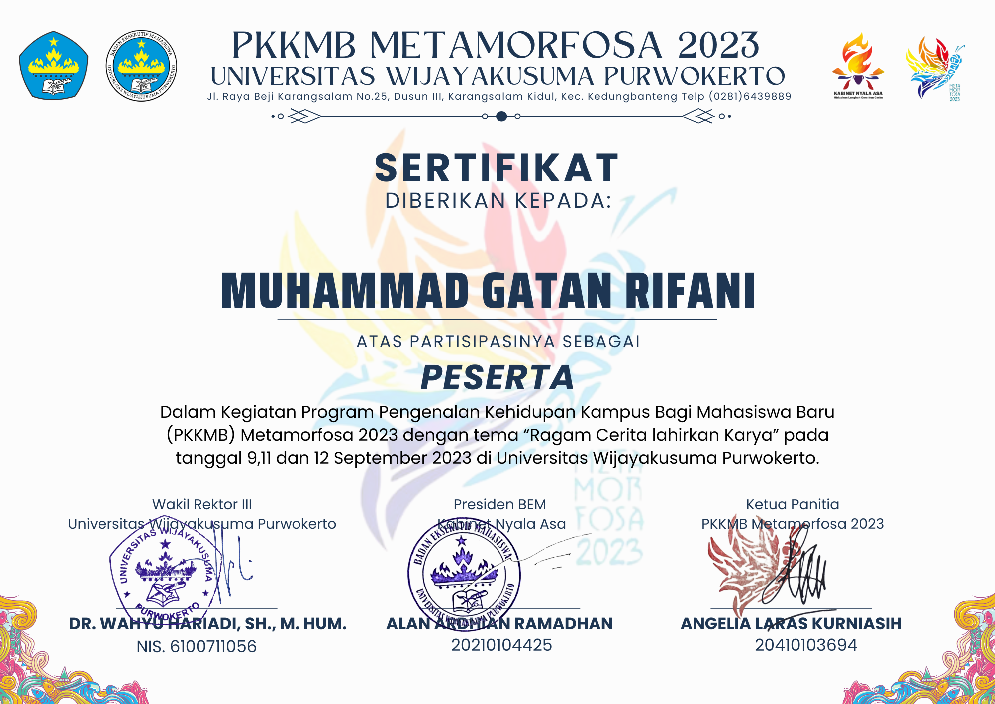 Certificate 2