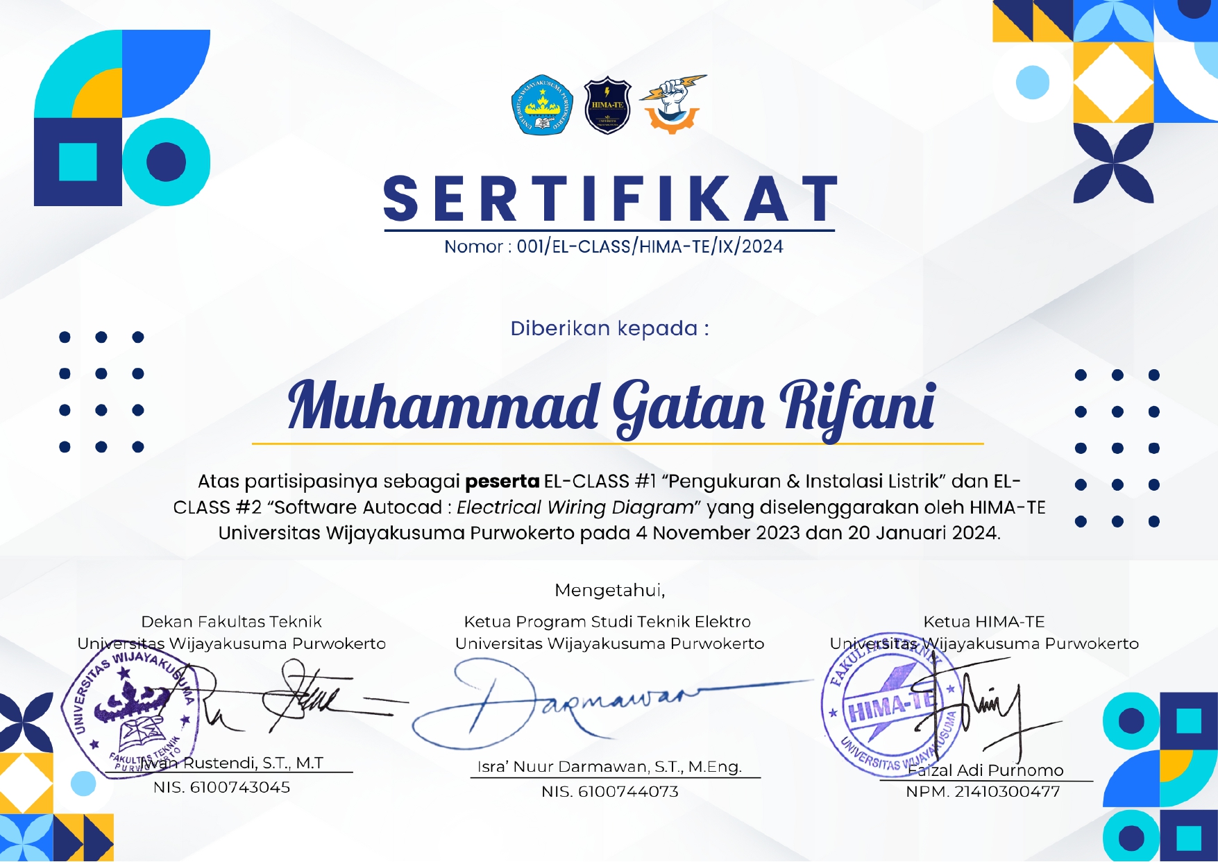 Certificate 6