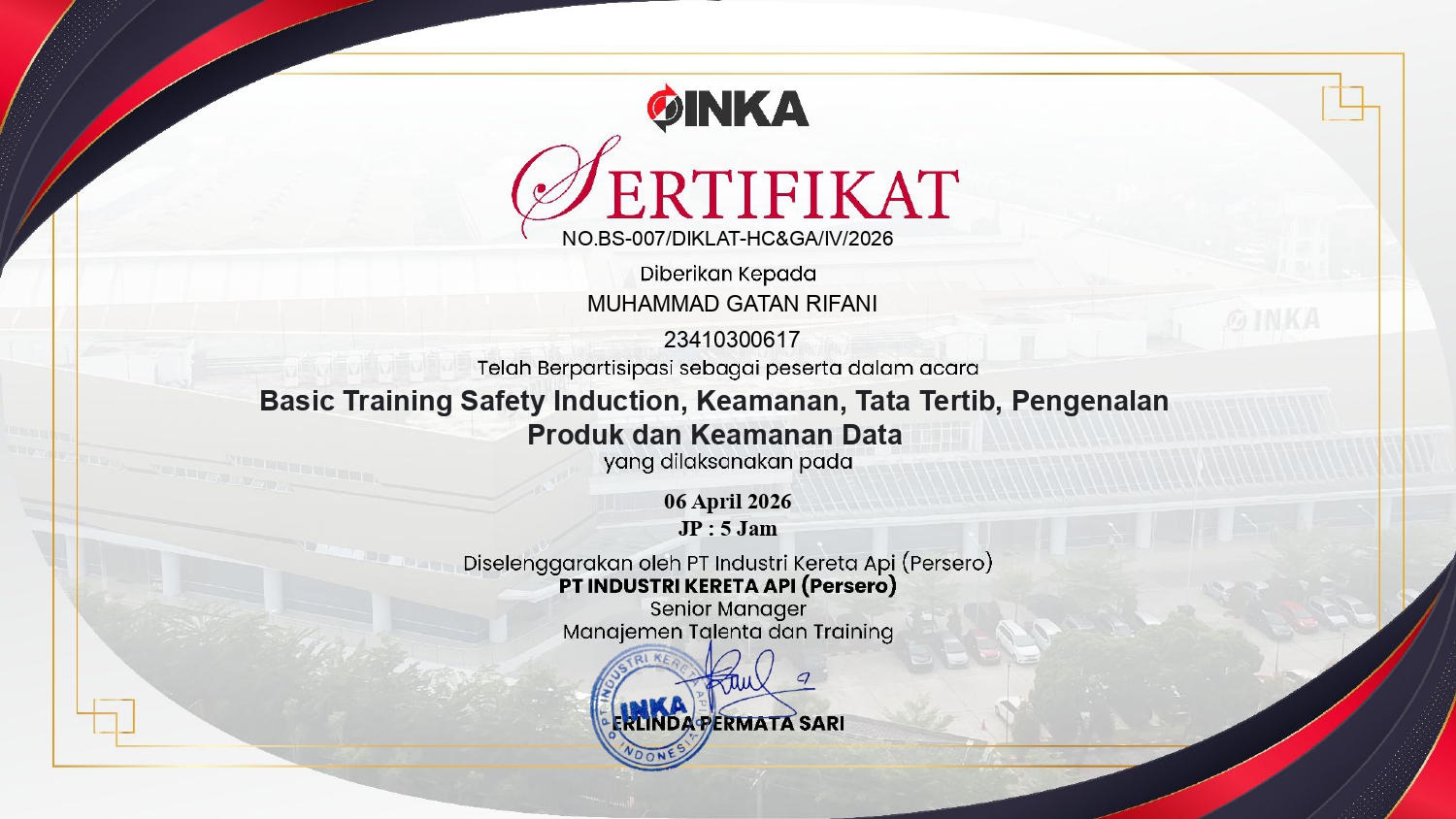 Certificate 8